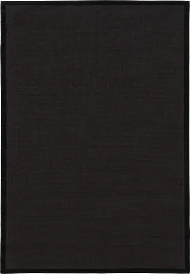Productafbeelding van Interiyou sisal vloerkleed Siena, zwart, 140x200 cm
