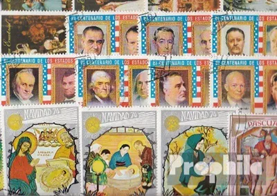 Produktbild von Briefmarken Äquatorialguinea 50 verschiedene Marken
