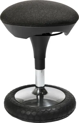 A product photo of an adjustable stool.