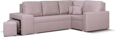 Produktbild von Ecksofa mit Schlaffunktion MILO2 - Rosa