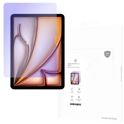 Produktbild von Schutzfolie Apple iPad Air 11 (M2 2024), iPad Air 11 (M3 2025), iPad Air 11 (M4 2026) - Panzerglas - Cazy - Blau