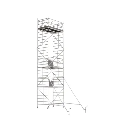 Produktbild von Alu Fahrgerüst Mod. W - Breite: 1,50 m, Länge: 2,50 m - Arbeitsh.: 10,60 m