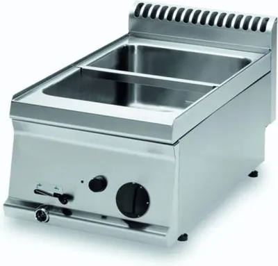 Produktbild von KBS Gas Bainmarie 1 Becken Gn 1/1 Tischgerät 350x700x280 mm Edelstahl 2 kW