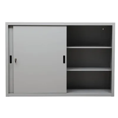 Produktbild von Gürkan Schiebetürenschrank, 100275 lichtgrau 2 Fachböden 160,0 x 45,0 x 109,0 cm