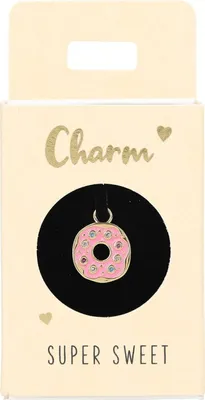 Produktbild von Versilberte o. Vergoldete Charms -Anhänger für Creolen-  Nr.62 - Donut