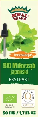 Obrázek produktu pro Extrakt Z Ginkgo Biloba Organický