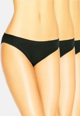 Produktbild von Teyli 3er Pack: Klassisches Damen-Bambushöschen Nathalie Female 530-3 schwarz S