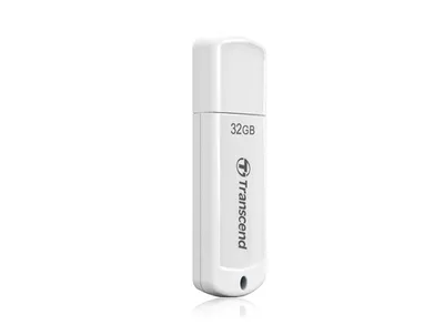 Produktbild von Transcend JetFlash elite 32GB JetFlash 370, 32 GB, USB Typ-A, 2.0, Kappe, 8,5 g, Weiß