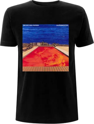 Produktbild von Red Hot Chili Peppers Californication T-Shirt mit kurzen Ärmeln Black M
