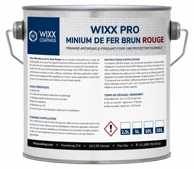 Image de Wixx PRO Minium de Fer Brun Rouge - Brun rouge - 5L, Image générée par une IA