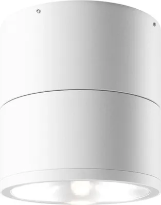 Obrázek produktu pro LED venkovní reflektor sklo kov IP54 3000 K teplá bílá 1050 lm D: 10,8 cm nastavitelný bílý kulatý moderní