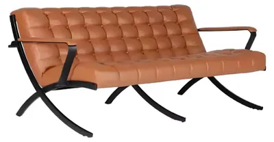 Produktbild von Chesterfield Dreisitzer Bank Relax Couchen Moderne Ledermöbel