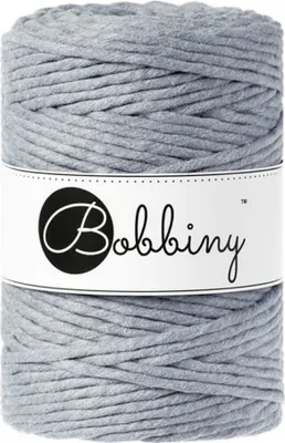 Produktbild von Bobbiny Macrame Cord 5 mm 100 m Steel Schnur