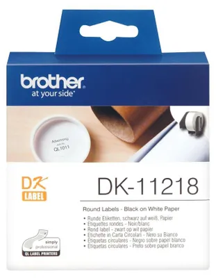 Produktbild von Brother DK-11218, Weiß, DK, Rolle, Papier, 54 x 115 x 112 mm, 174 g