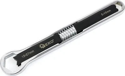 Immagine prodotto di Chiave doppia ad anello regolabile 5–15 mm, 15–27 mm Geko