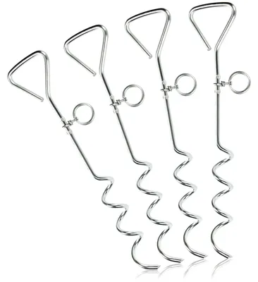 Immagine prodotto di 4 ancore per tende, set di fissaggio per tende con ancore da terra