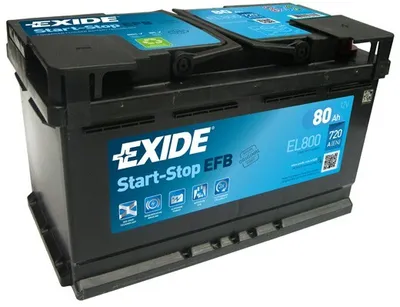 Produktbild von Exide EFB EL955, EFB (Enhanced Flooded Battery), 95 Ah, 12 V, 800 A, Auto, Wartungsfrei