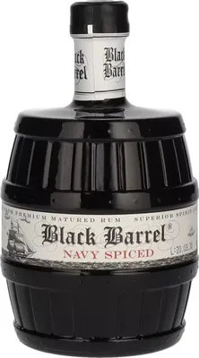 Produktbild von A.H. Riise Black Barrel - Navy Spiced - Superior Rum based Spirit Drink