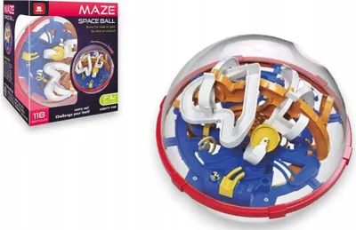 Produktbild von Space Ball 3D Labyrinth Puzzle Geschicklichkeitsspiel für Kinder Herausforderung