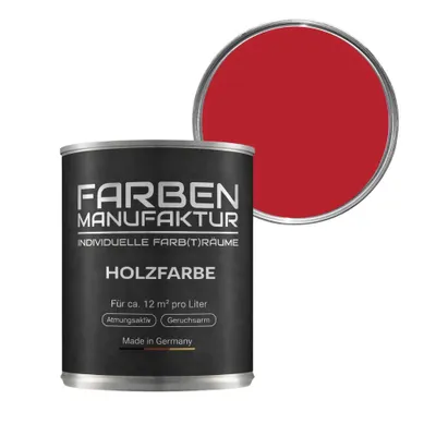 Produktbild von Holzfarbe Wetterschutzfarbe Holzlack Holzschutzlack Trendfarbe 5L - Abendsonnenrot