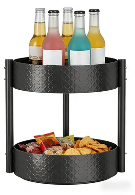 Imagen del producto de Estante giratorio para especias, ideal para cocina y baño