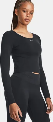 Produktbild von Under Armour Vanish Langarm-t-shirt Schwarz M Frau Schwarz M
