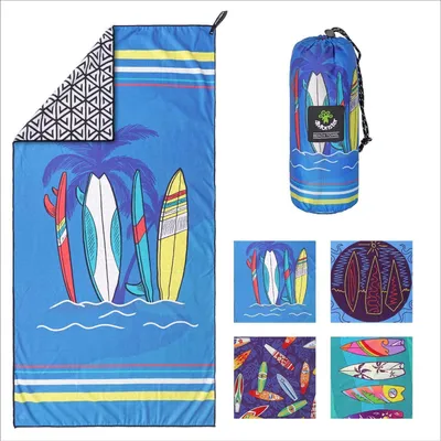 Produktbild von Mikrofaser Strandtuch Sandabweisend Schnelltrocknend Saugfähig 80 x 160 cm