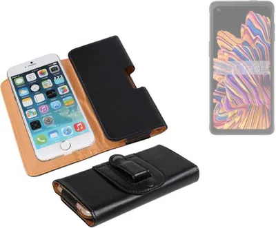 Produktbild von K-S-Trade Schützhülle Handyhülle kompatibel mit Samsung Galaxy XCover Pro Holster Gürtel Tasche Schutzhülle Handy-Tasche Smartphone Case