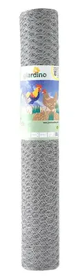 Productafbeelding van Giardino Zeskantgaas verzinkt 25 mm | draaddikte 0,8 mm | hoogte 50 cm | rol 5 m | 10 m | 25 m | 50 m 5 meter