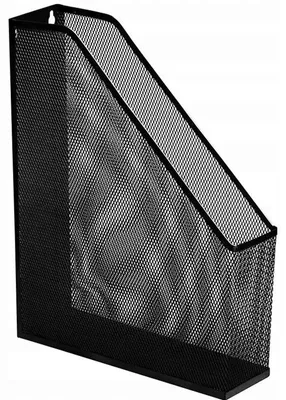 Zdjęcie produktu dla Pojemnik Na Czasopisma Czarny TSG-617 Organizer Na Dokumenty 320х250х75mm