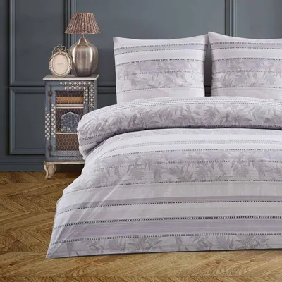 Produktbild von Buymax® Bettwäsche Bettbezug 155x220 cm, Kopfkissenbezug 80x80 cm 2 teilig Deckenbezug Set aus 100% Baumwolle Renforce mit Reissverschluss