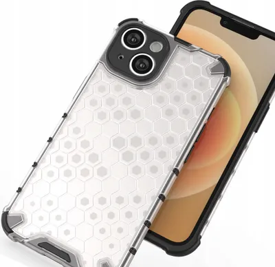 Produktbild von Hurtel Honeycomb, Mantelhülle, Apple, iPhone 14 Plus, 17 cm (6.7"), Transparent