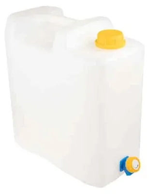 Zdjęcie produktu dla Pojemnik na wodę 15L z plastikowym zaworem, atest dla wody pitnej