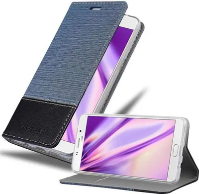 Immagine prodotto di Cadorabo custodia per Samsung Galaxy A9 2016 custodia protettiva in blu custodia per cellulare custodia a libro cover