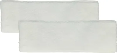 Produktbild von vhbw 2x Wischbezug kompatibel mit Kärcher SC 1122, SC 1125 Plus, SC 1202, SC 1.030 B, SC 1.020, SC 1.010, SC 1052 Dampfreiniger - Mikrofaser Weiß