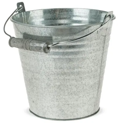 Immagine prodotto di Manico del secchio in zinco Secchio per piante scanalato Fioriere Ø 11-16 cm