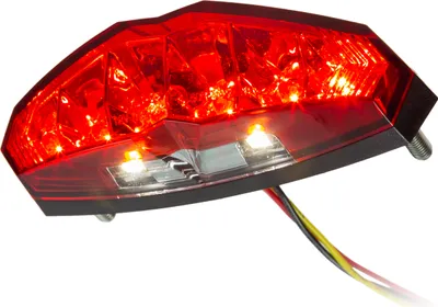 Zdjęcie produktu dla Tylna lampa KOSO LED - Infinity z podświetleniem tablicy rejestracyjnej - czerwona homologacja E