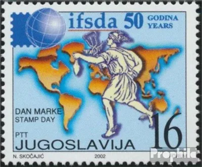 Produktbild von Briefmarken Jugoslawien 2002 Mi 3092 (kompl.Ausg.) postfrisch Tag der Briefmarke
