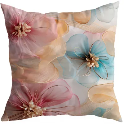 Produktbild von HomeView Dekorative Kissenhülle 40x40 cm Polyester