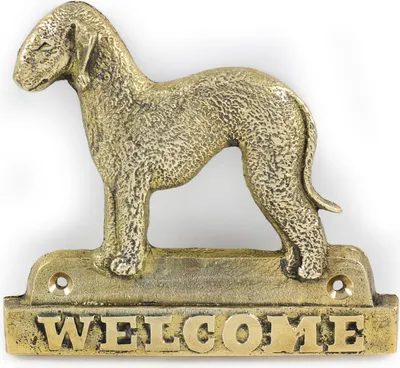 Immagine prodotto di Art-Dog Targa per porta – Bedlington Terrier