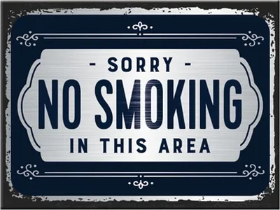 Produktbild von Nostalgic-Art - Magnet 6 x 8 cm - Achtung - Sorry, No Smoking