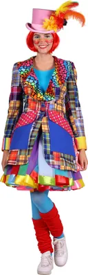 Produktbild von T2939-XXL mehrfarbig Damen Clown Jacke Gr.XXL=50