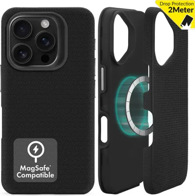 Productafbeelding van My Style Magsafe Tough Case for Apple iPhone 16 Pro Black