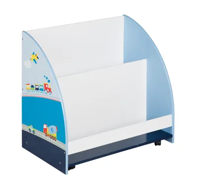 Produktbild von roba Bücherregal "Rennfahrer" mit  Rollen H60 x B60 x T40 cm