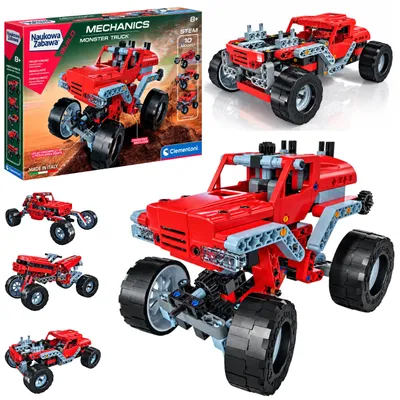 Productafbeelding van Wetenschappelijk plezier Mechanica Laboratorium Monstertruck Clementoni 50062