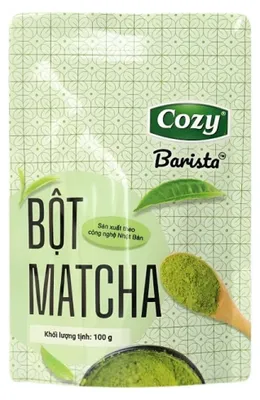 Zdjęcie produktu dla Cozy Barista Matcha 100 g - Premium, organiczny, japoński proszek zielonej herbaty matcha