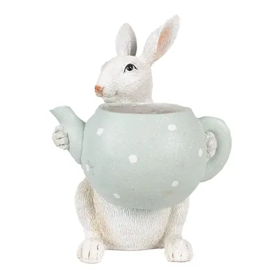 Zdjęcie produktu dla Clayre & Eef figurka królik 23 cm beżowy polyresin