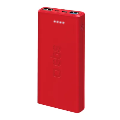 Zdjęcie produktu dla SBS TTBB10000FASTR, 10000 mAh, Litowo-polimerowy (LiPo), Czerwony