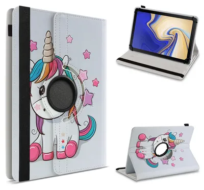 Produktbild von Tablet Tasche für Samsung Galaxy Tab S4 10.5 Hülle Schutzhülle Case 360° DrehbarFarben:Motiv 14