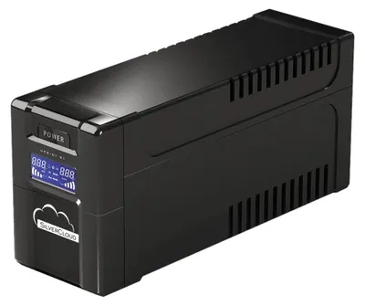 Obrázok produktu pre UPS SilverCloud SafePC 650AVR, 360 W, LCD monitor s softvérom na monitorovanie počítača